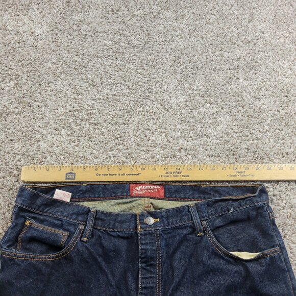 Arizona Jeans Mens 40x32 Blue Original Straight Denim Dark Wash - Picture 2 of 7